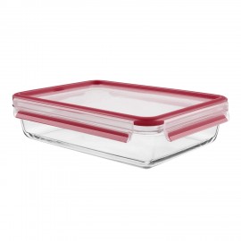 Tupper Vidrio rectangular 2 litros Tefal