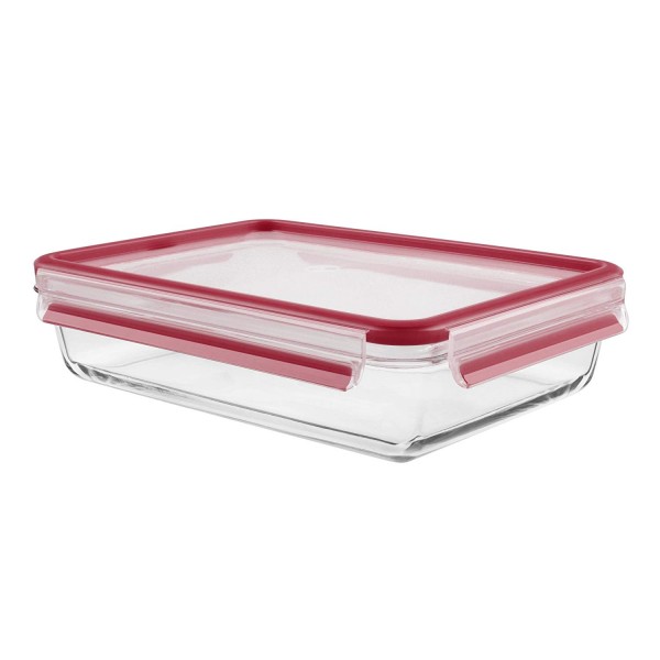 Tupper Vidrio rectangular 2 litros Tefal