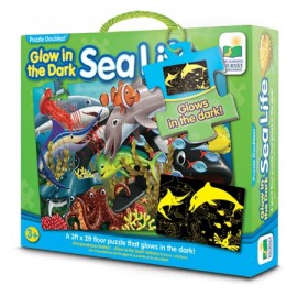 Puzzle brilla en la oscuridad vida marina
