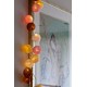 20 Bolas decorativas con luz led bolette blush
