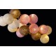 20 Bolas decorativas con luz led bolette blush
