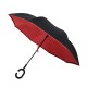 Paraguas rojo reversible anti viento Smati