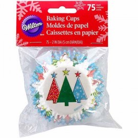 75 Cápsulas para magdalenas copo de nieve