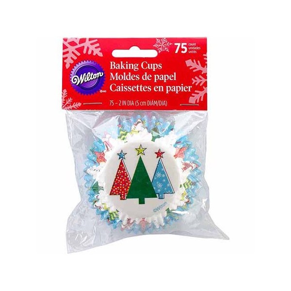 75 Cápsulas para magdalenas copo de nieve