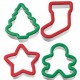 4 Cortadores navidad duragrip
